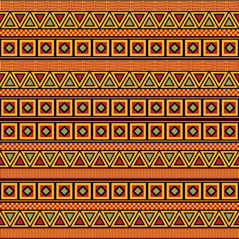 patrón africano sin costuras vector