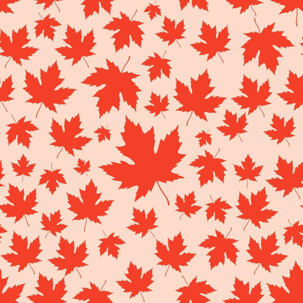 Leaf Seamless Pattern vector