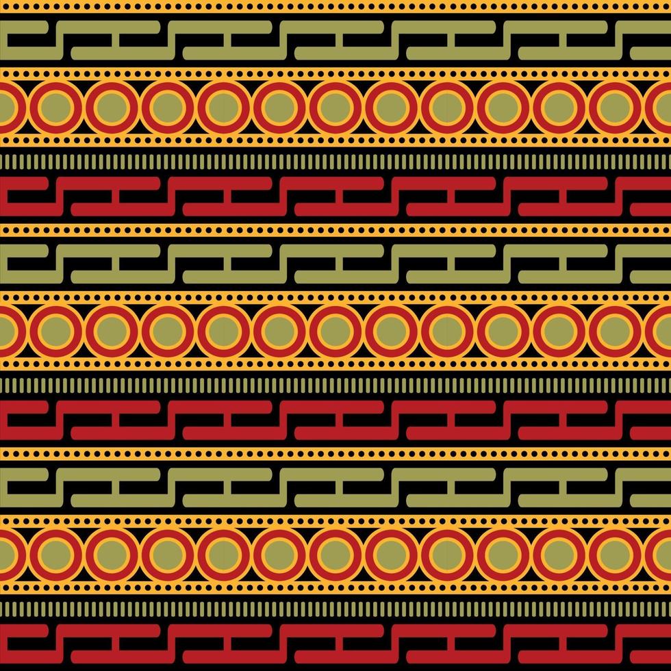 African Seamless Pattern vector