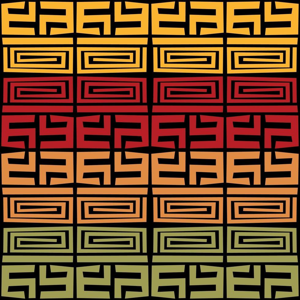 African Seamless Pattern vector