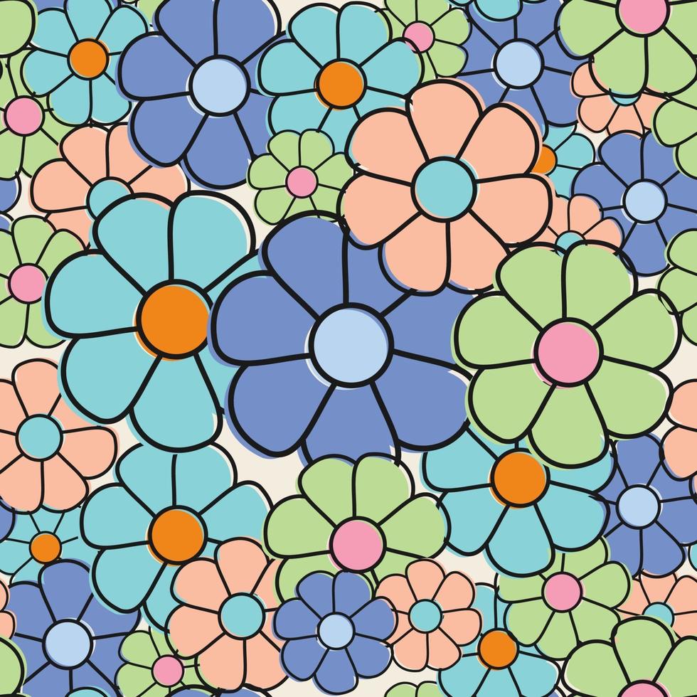 Flowers Seamless Pattern vector