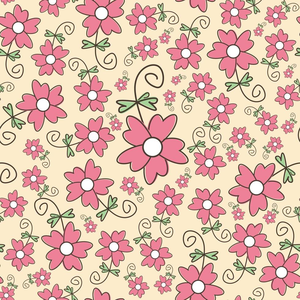 Flowers Seamless Pattern vector