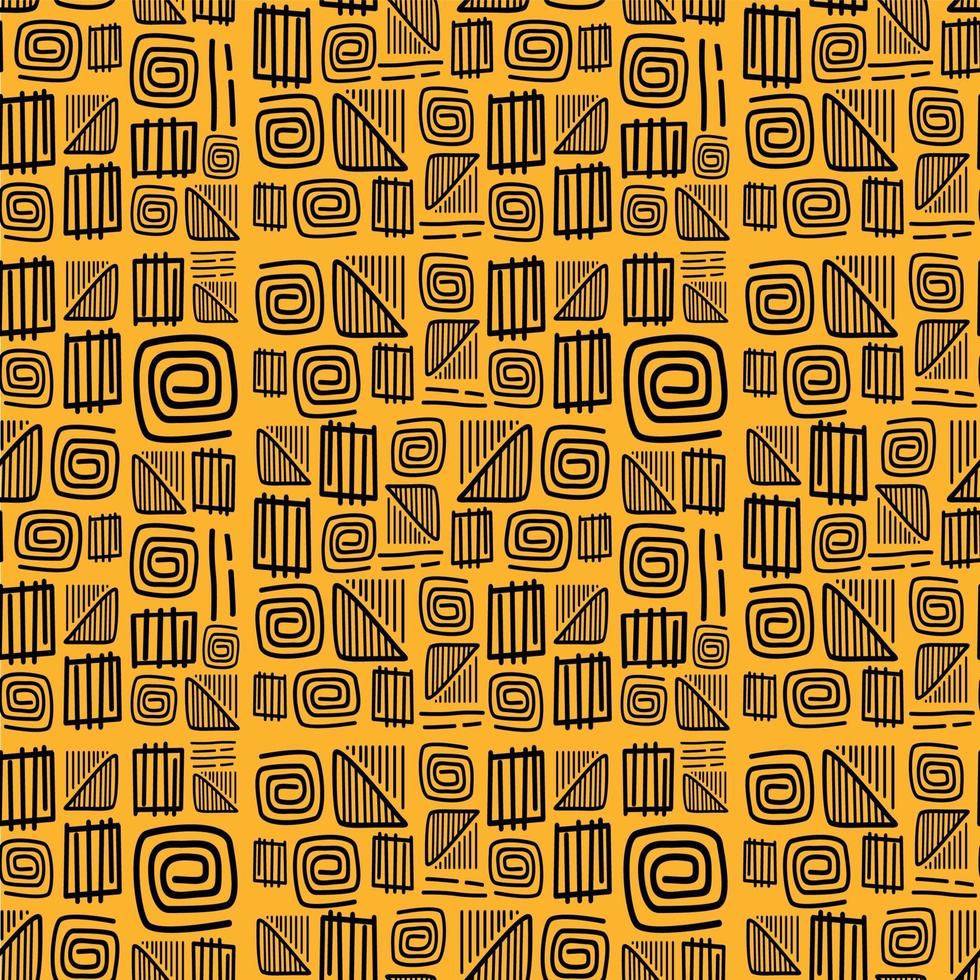 African Seamless Pattern vector