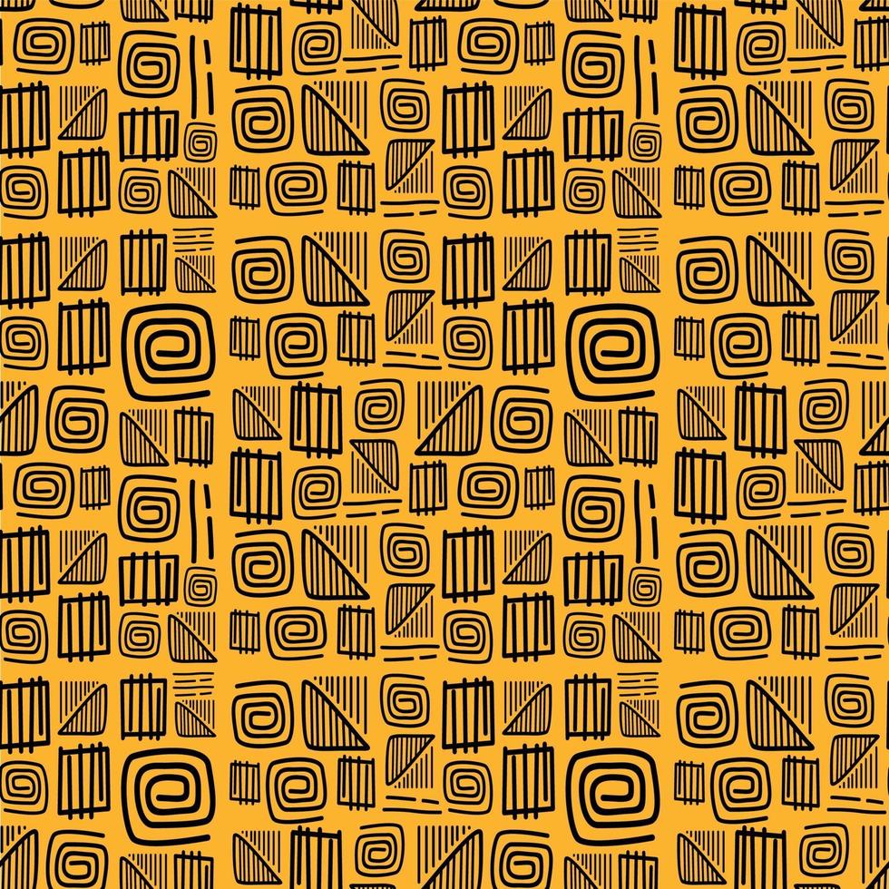 African Seamless Pattern vector