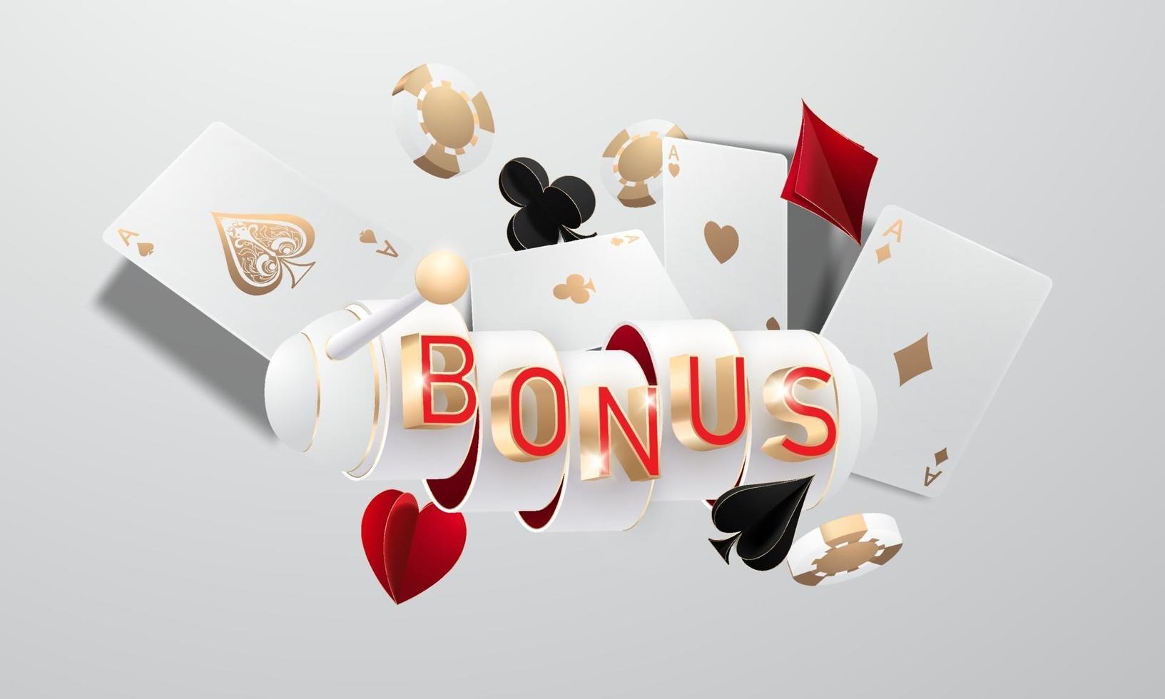 Online casino bonus, vector