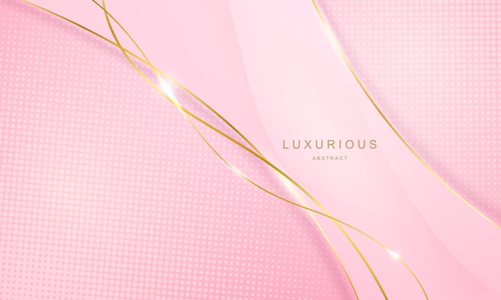 abstract background luxury gold pink Modern vector