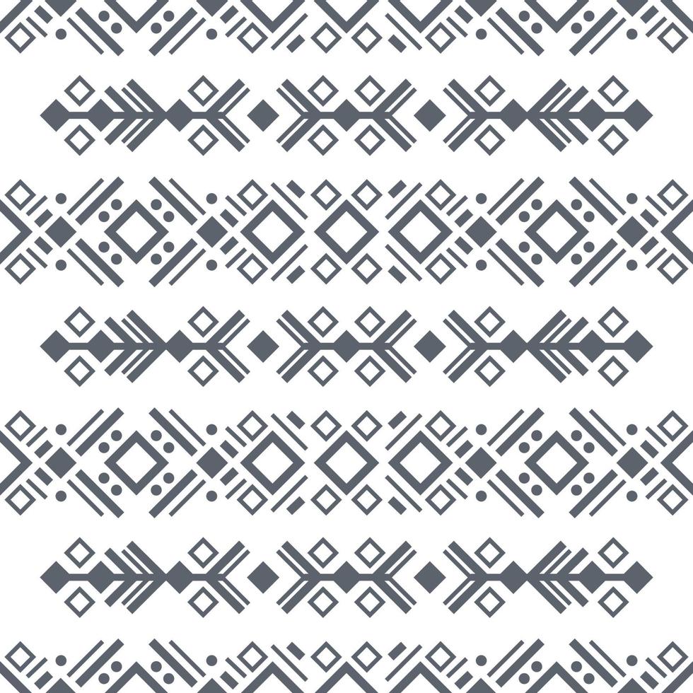 Navajo black and white seamless patterns vector