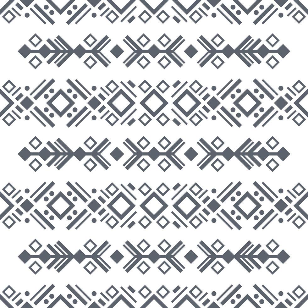 Navajo black and white seamless patterns vector