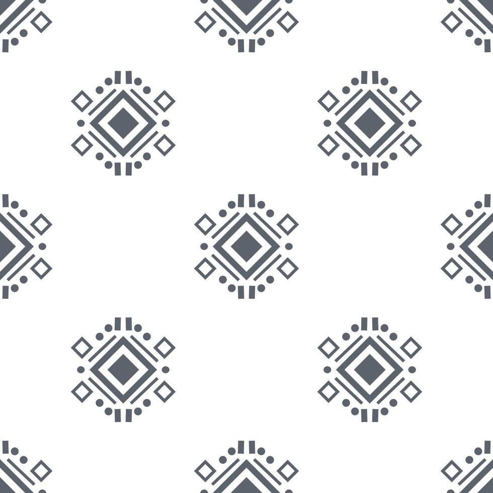Navajo black and white seamless patterns vector