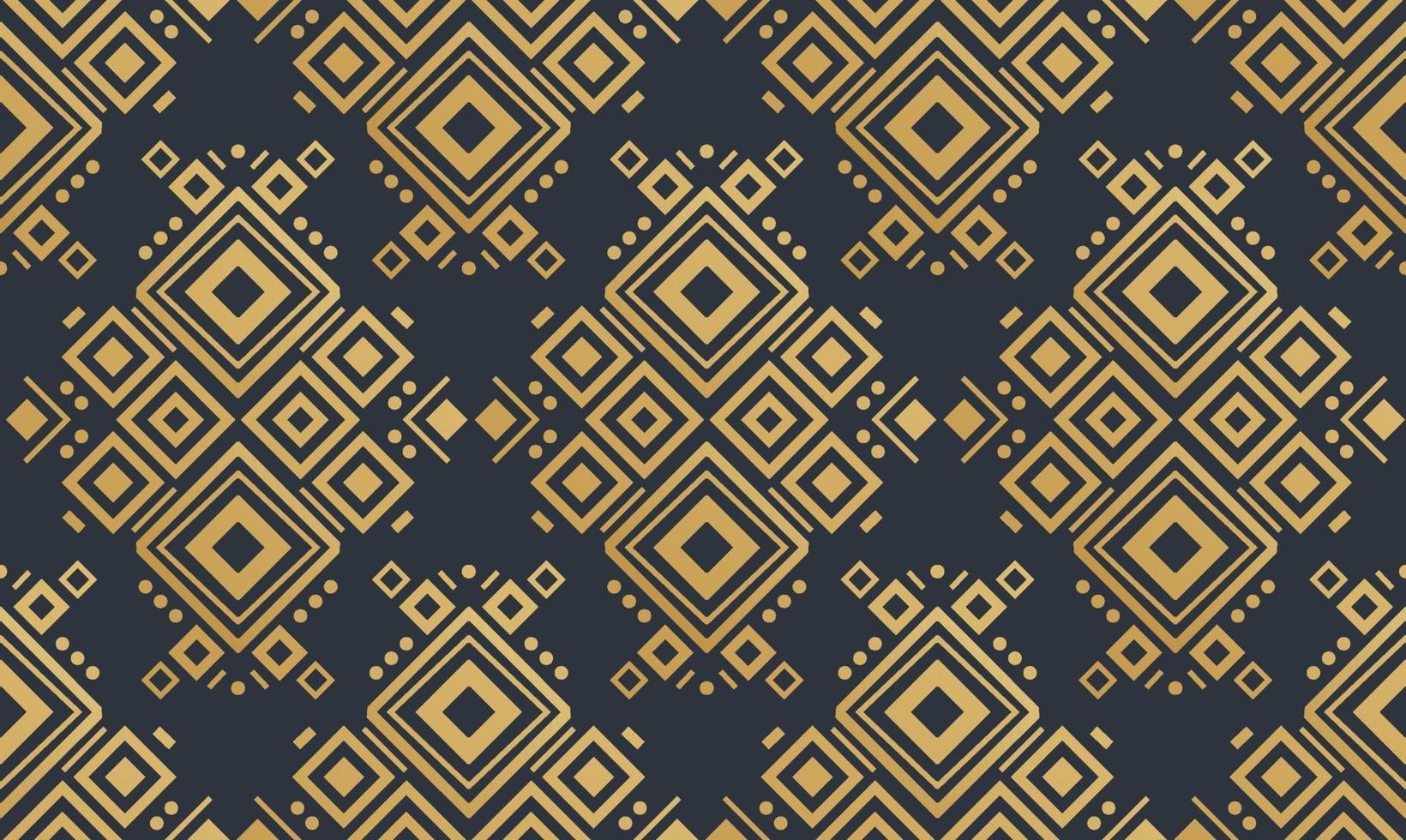 Navajo gold elements seamless patterns and abstract aztec elements vector