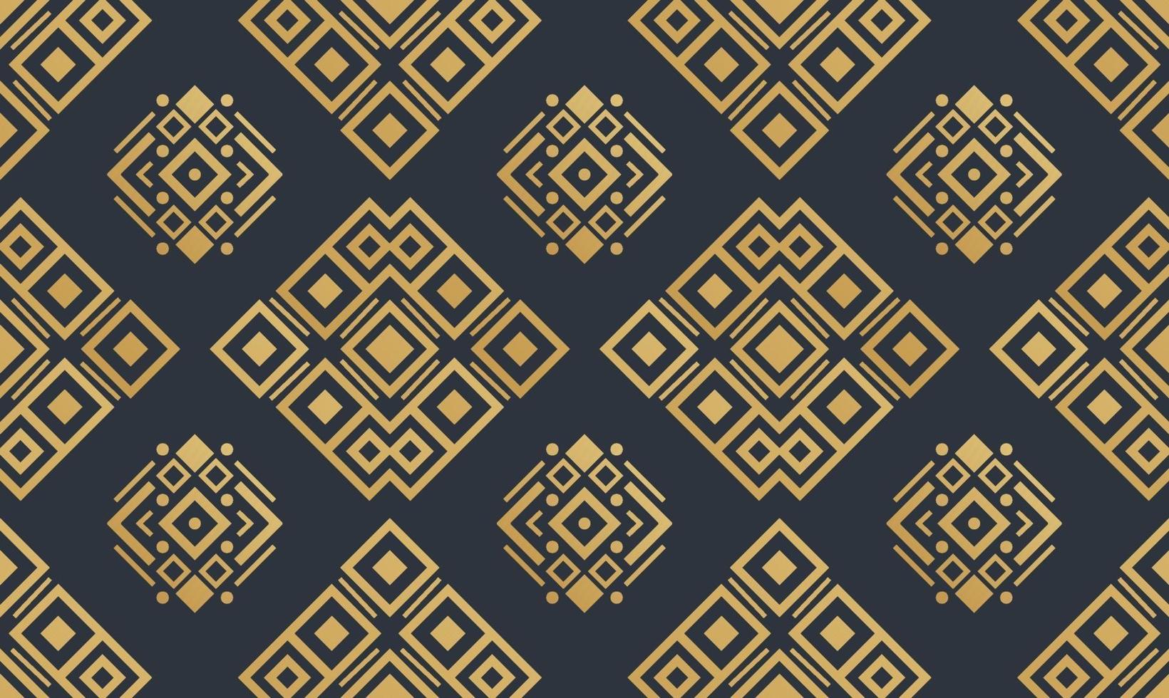 Navajo gold elements seamless patterns and abstract aztec elements vector