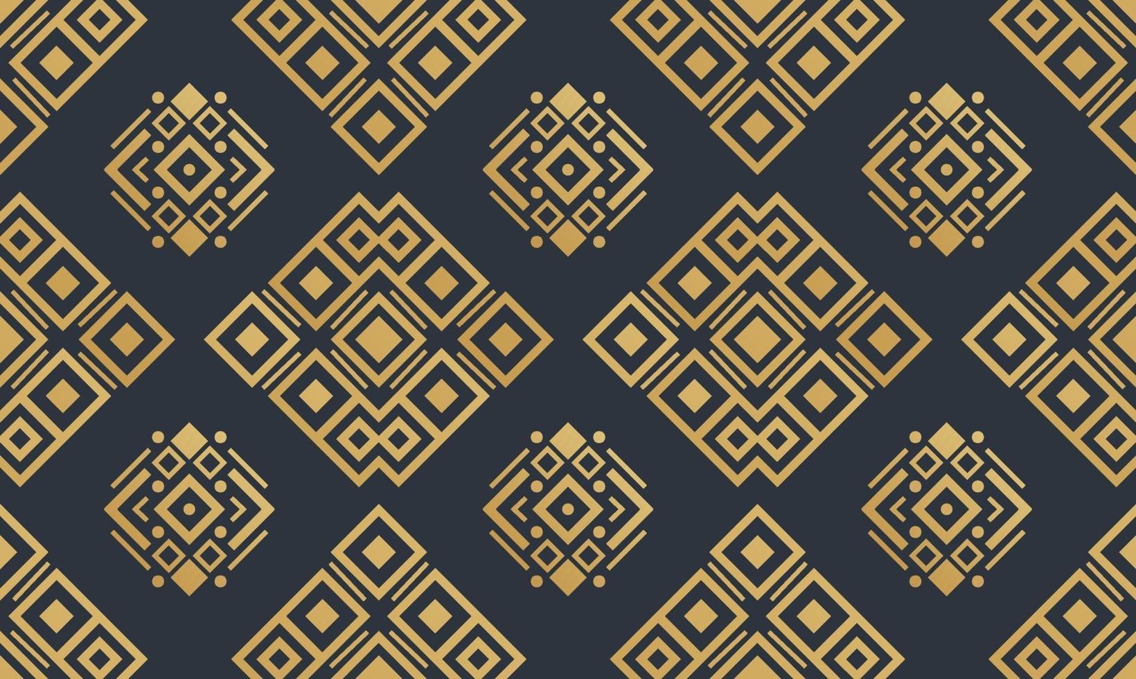 Navajo gold elements seamless patterns and abstract aztec elements vector