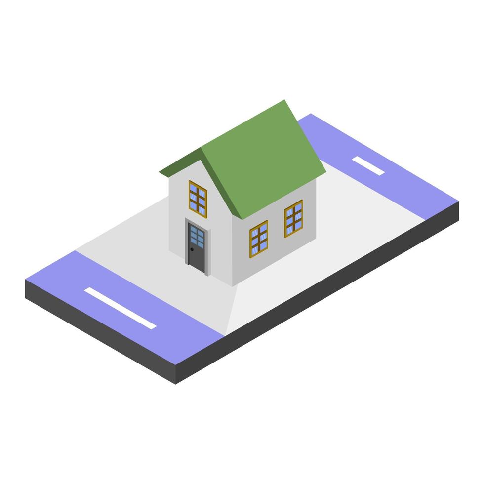 Buy house isometric on a white background vector