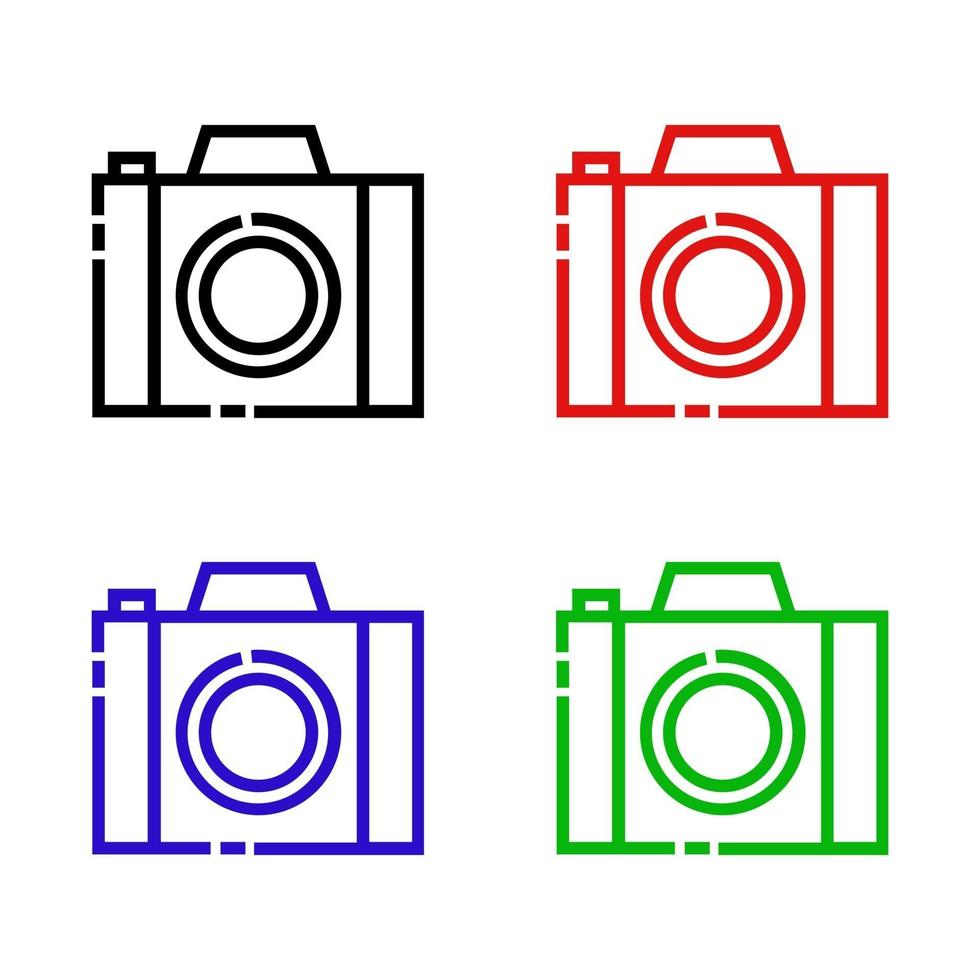 Photo Camera Illustrated On A White Background Vector Art At Vecteezy Photo Camera Illustrated On A White Background Vector Art At Vecteezy