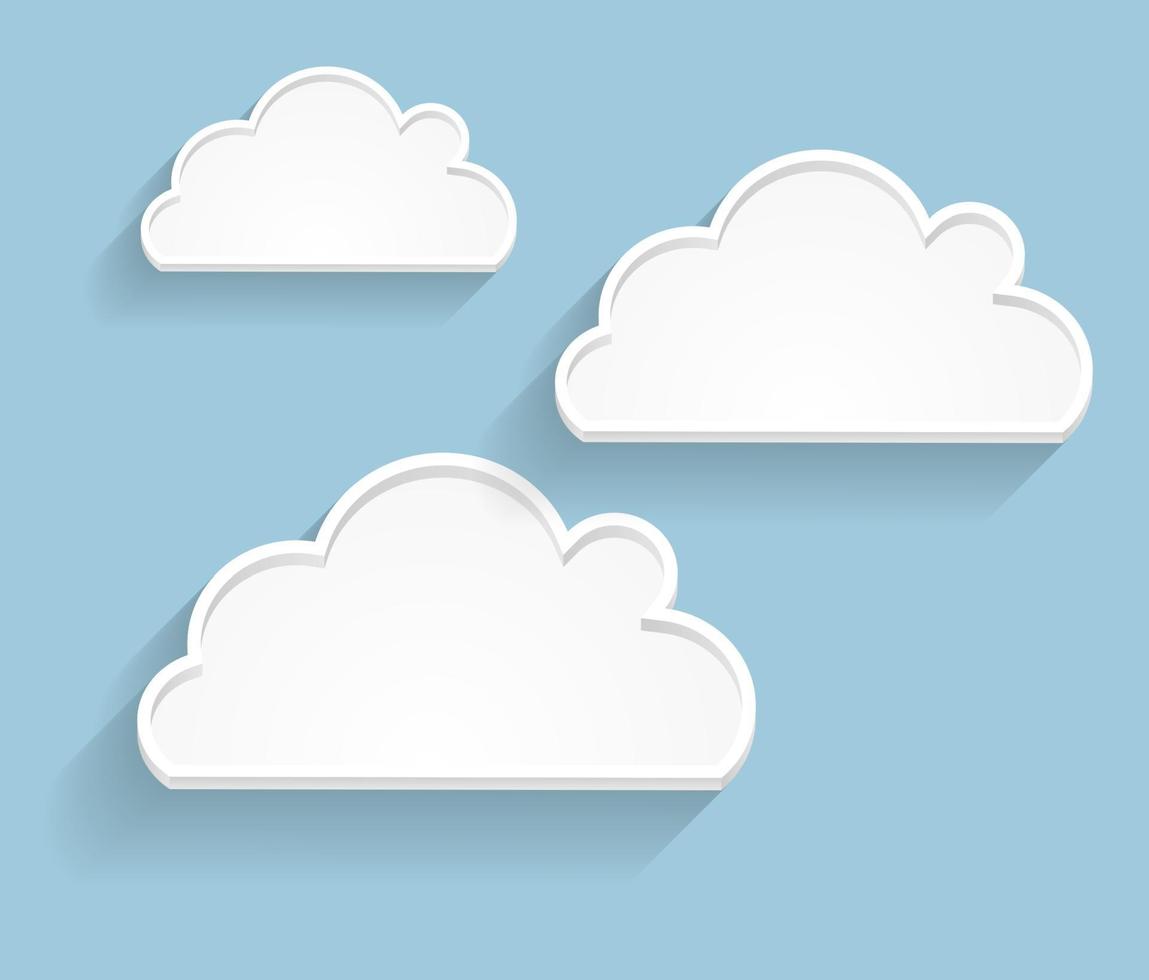 Abstract Cloud Background Vector Illustration