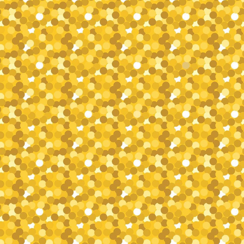 Golden glitter seamless pattern background. Vector Illustration