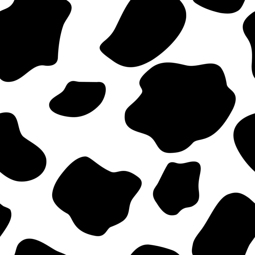 Cow Seamless Pattern Background Vector Illustration