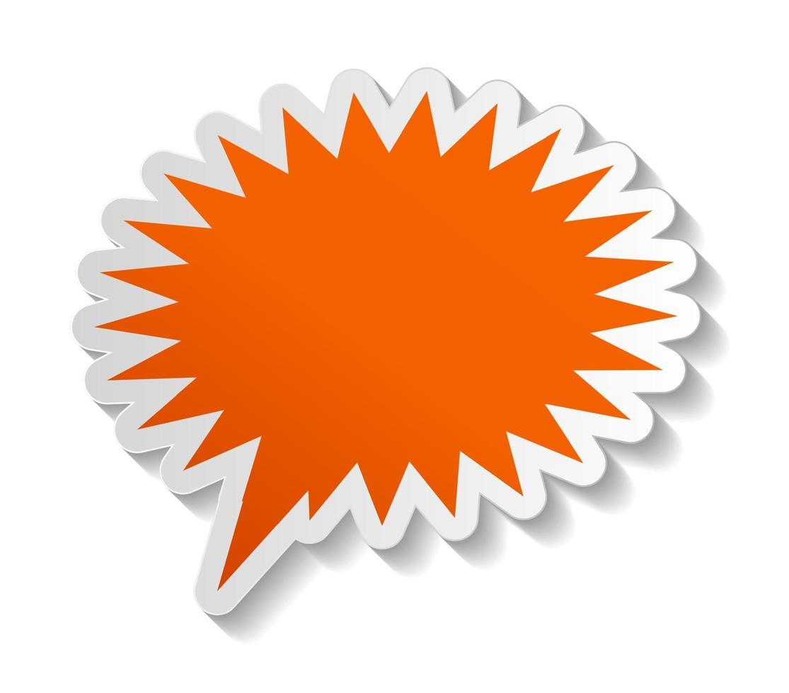 Speech Bubbles Stickers Vector Illustration
