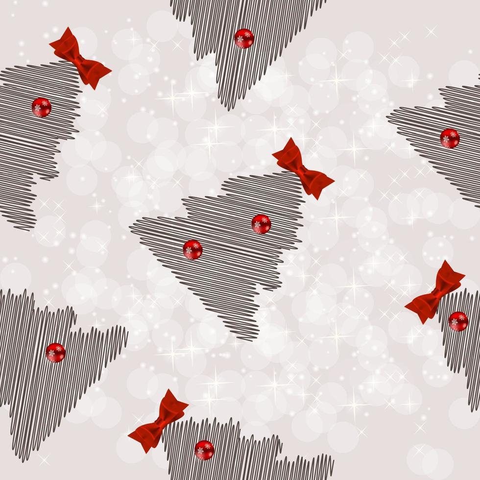 Abstract Beauty Christmas and New Year Background. Vector Illustration