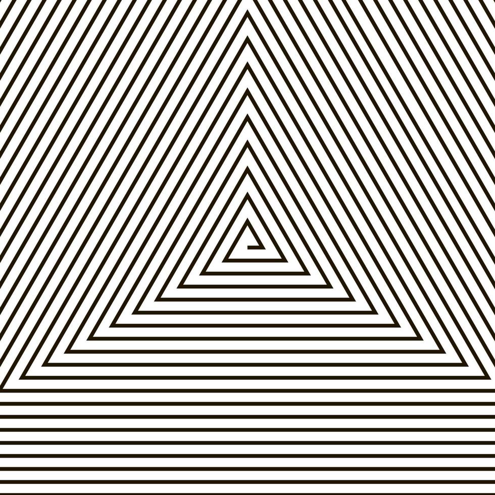 Black and White Hypnotic Background. Vector Illustration.