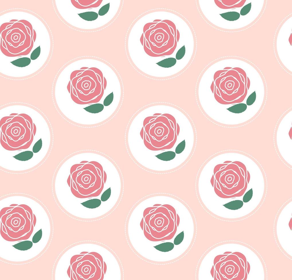 Floral Seamless Pattern Background for Wedding and Birthday. vector