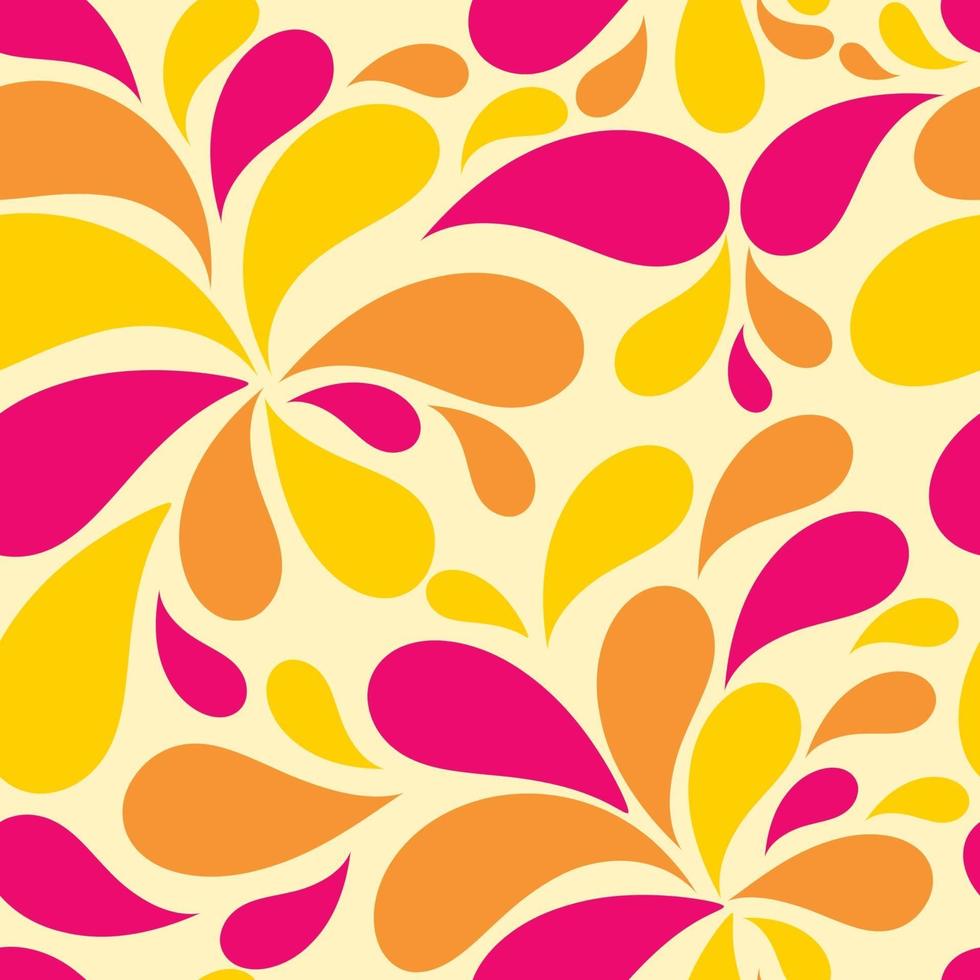 Floral Seamless Pattern Background for Wedding and Birthday. vector
