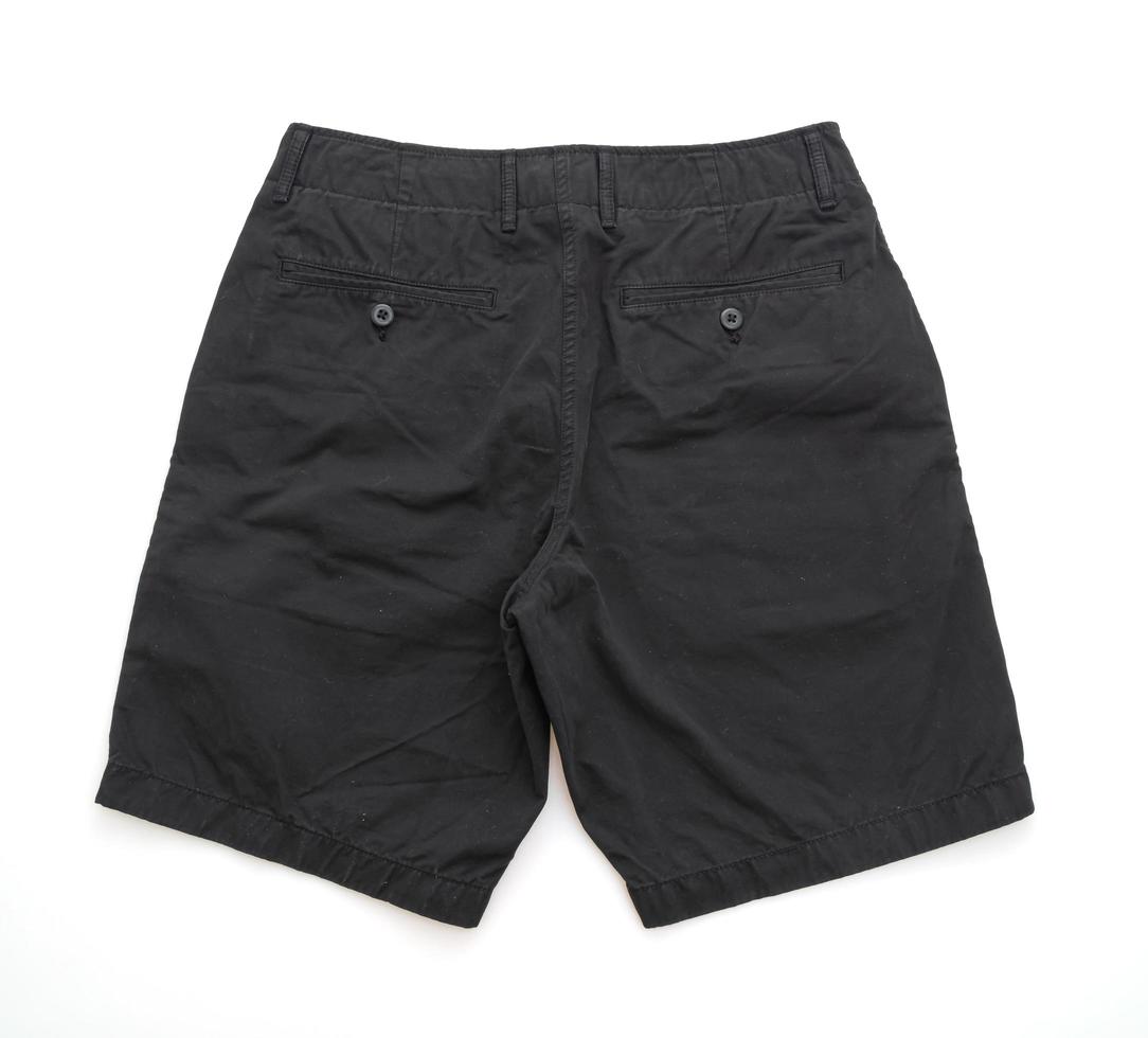 Black shorts pants folded isolated on white background 3209325 Stock ...