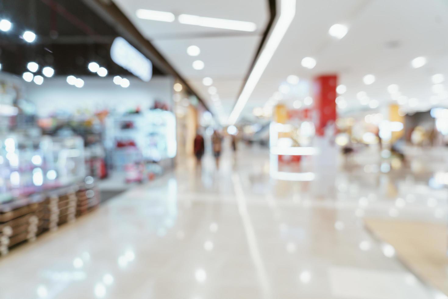 Desenfoque abstracto centro comercial de lujo y tienda minorista para el fondo foto