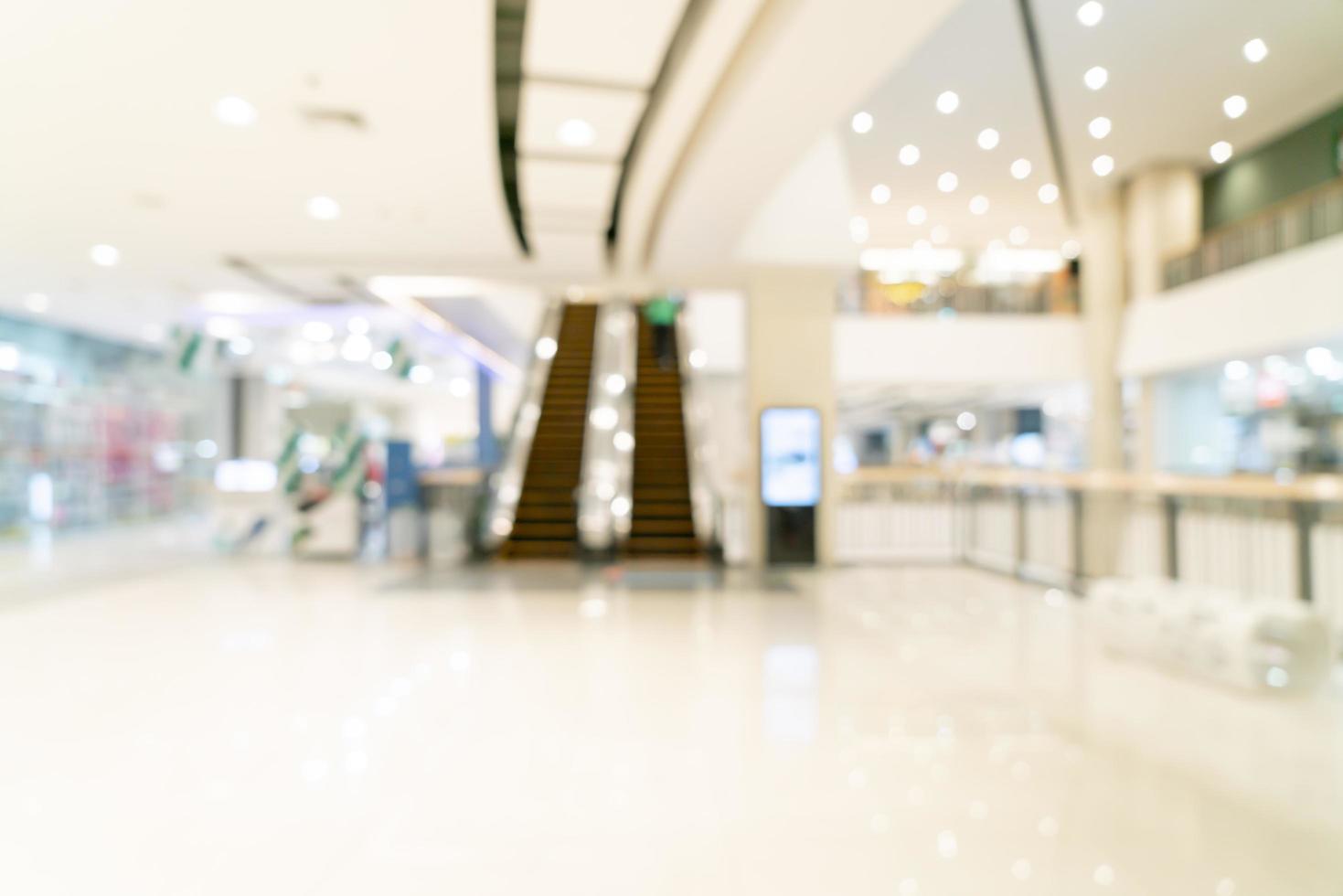 Abstract blur shopping mall and retail store for background photo