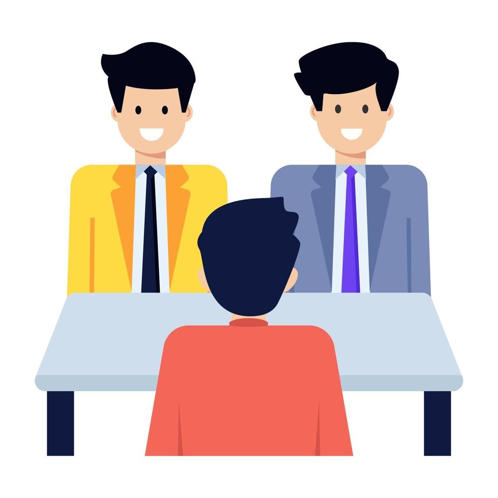 Office Meeting and Discussion vector