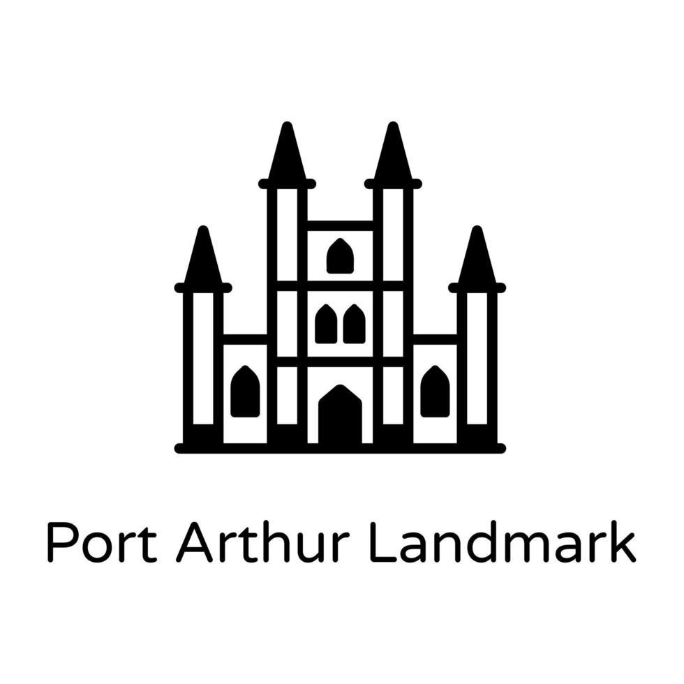 Port Arthur Landmark vector