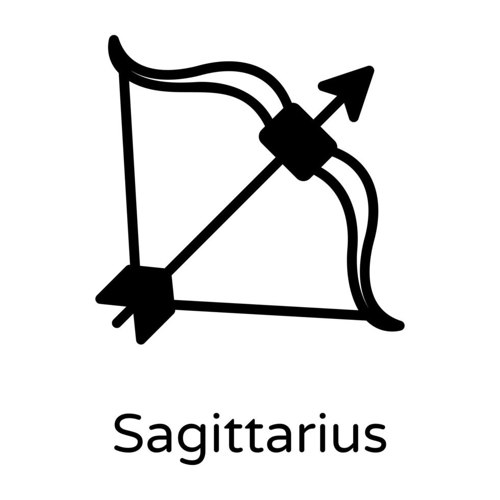 signo del zodiaco sagitario vector