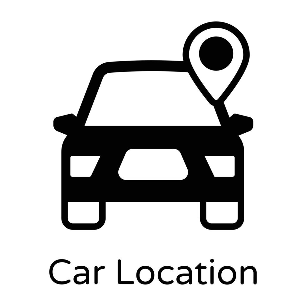 Car Location and Pointer vector