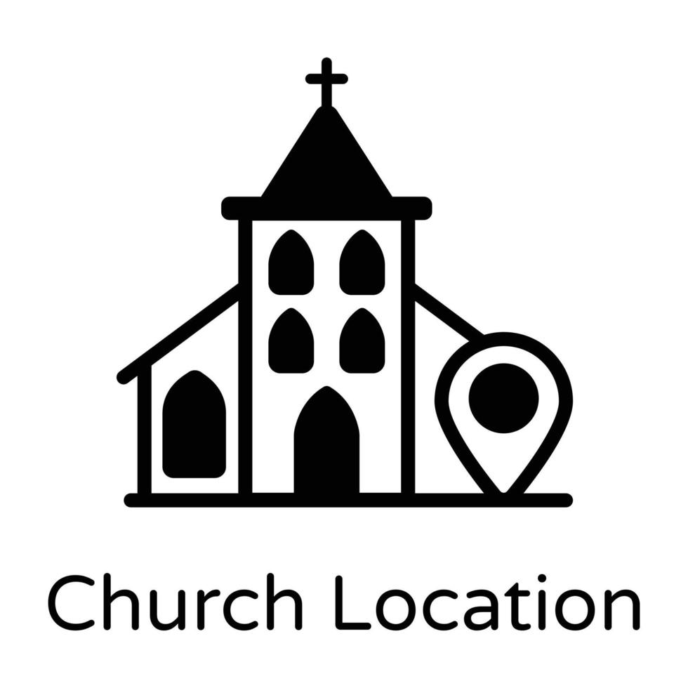 ubicación y dirección de la iglesia 3209809 Vector en Vecteezy