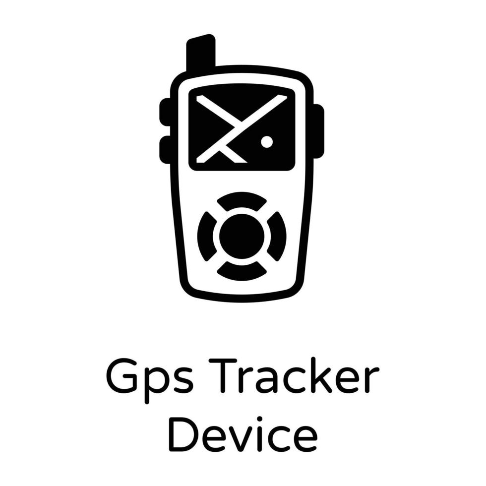 dispositivo rastreador gps vector