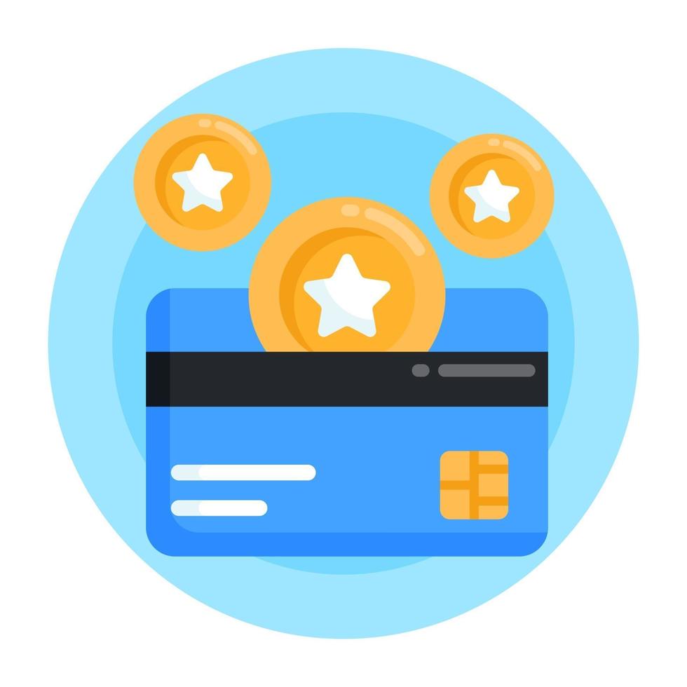 Loyalty Credit Card vector