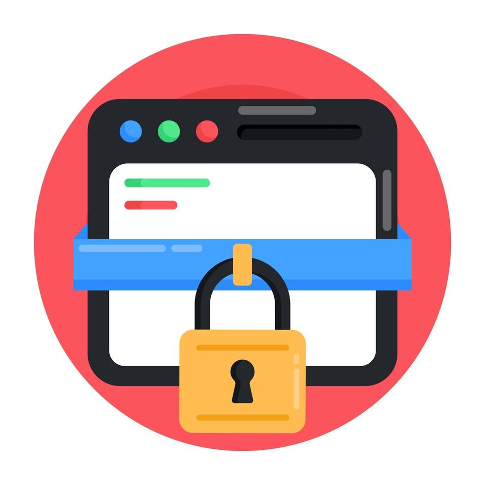 Web Security and Protection vector