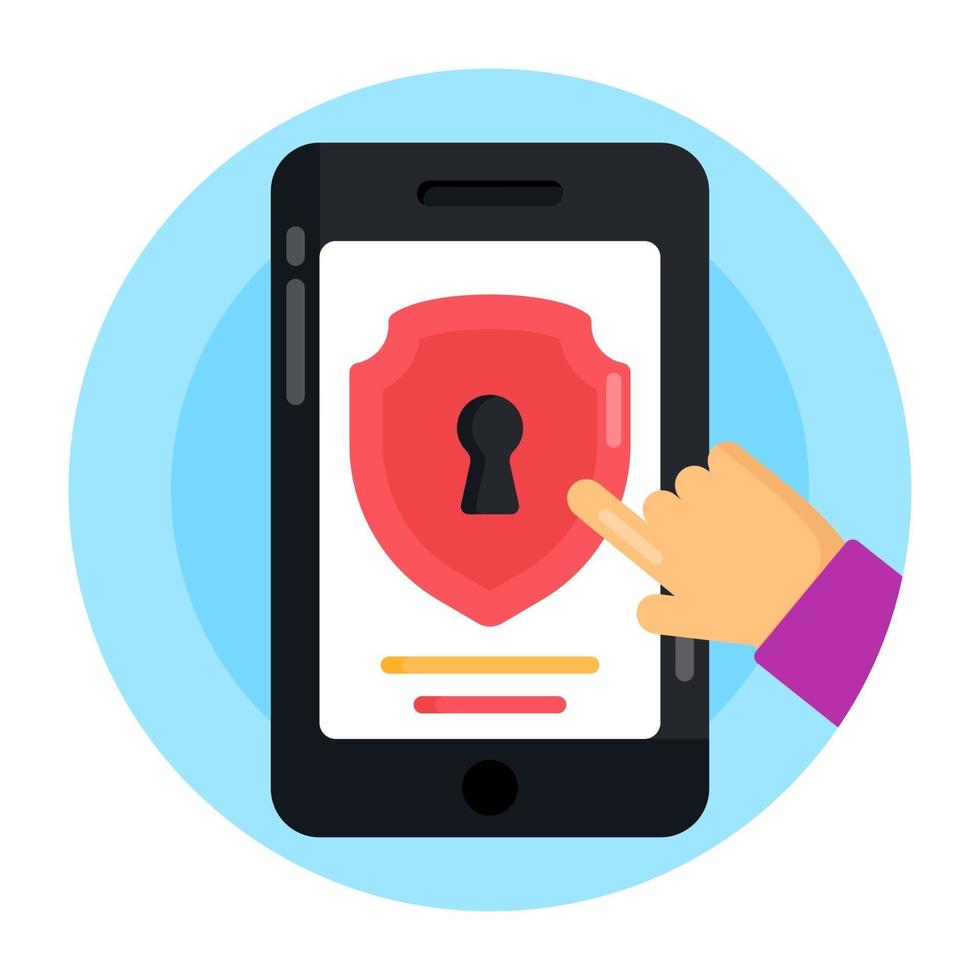 Web Security and Protection vector