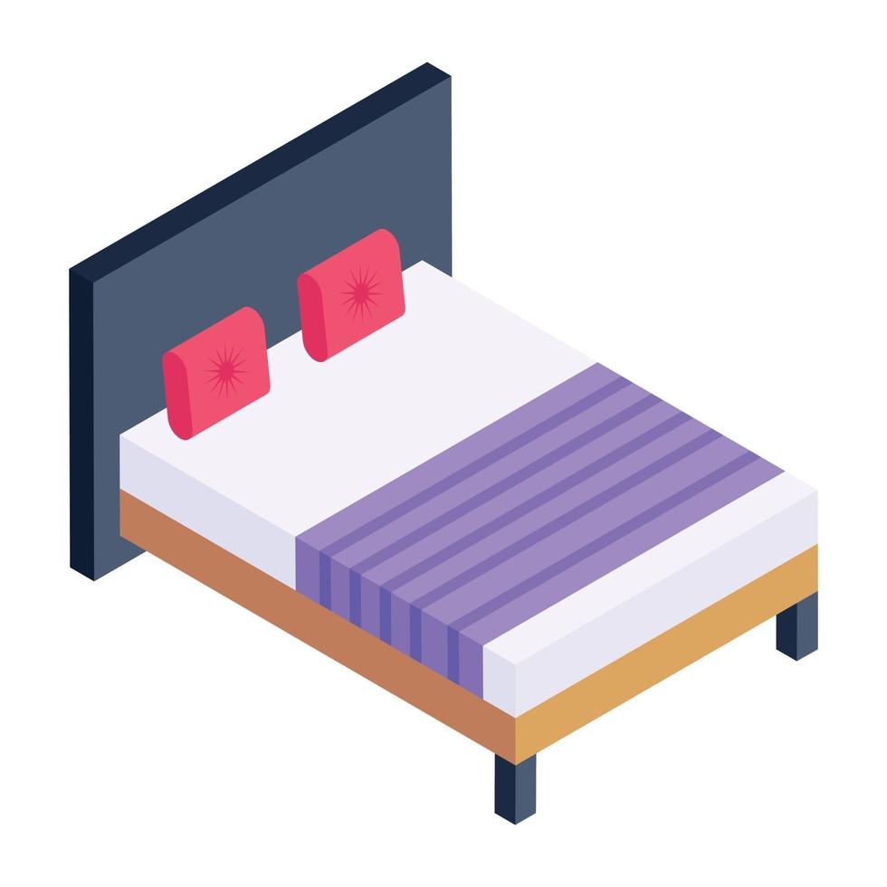 Bed and Furniture vector
