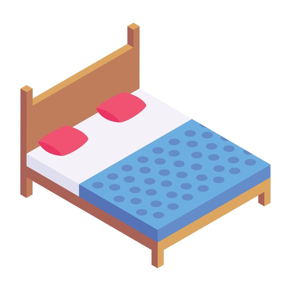 Bedstead and Furniture vector