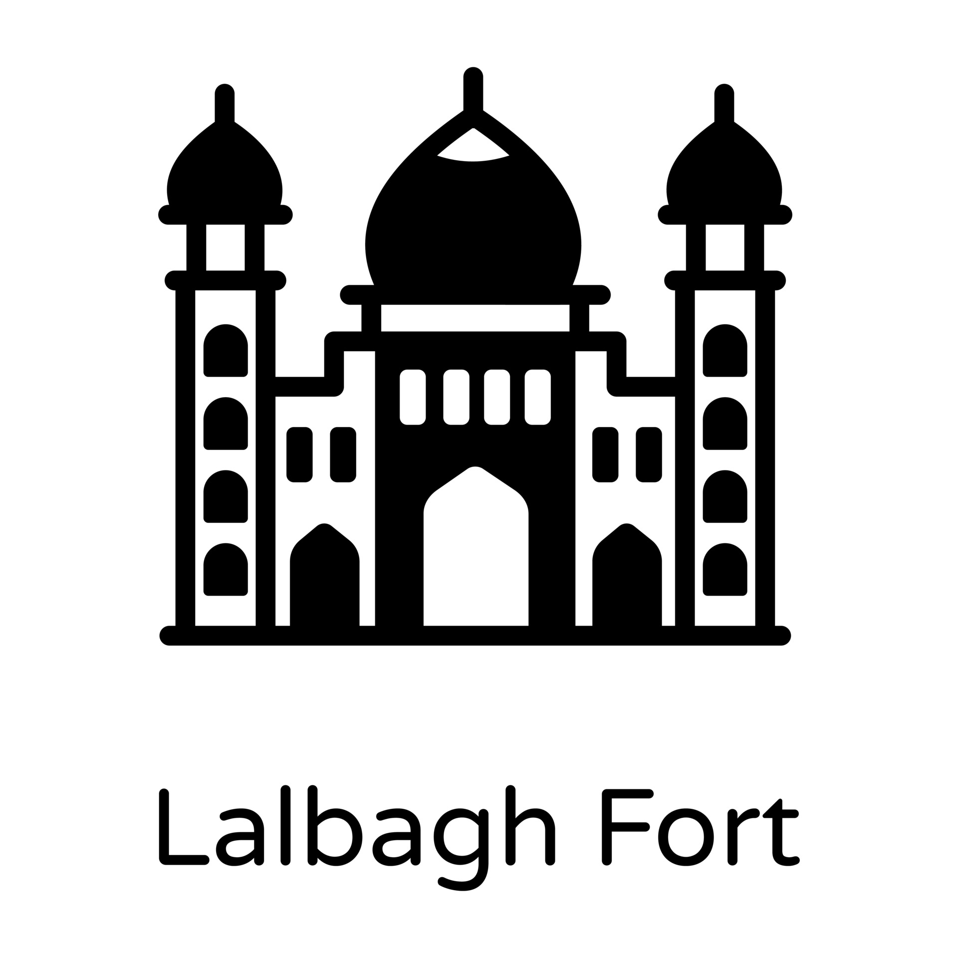 Lalbagh landmark Fort 3210481 Vector Art at Vecteezy