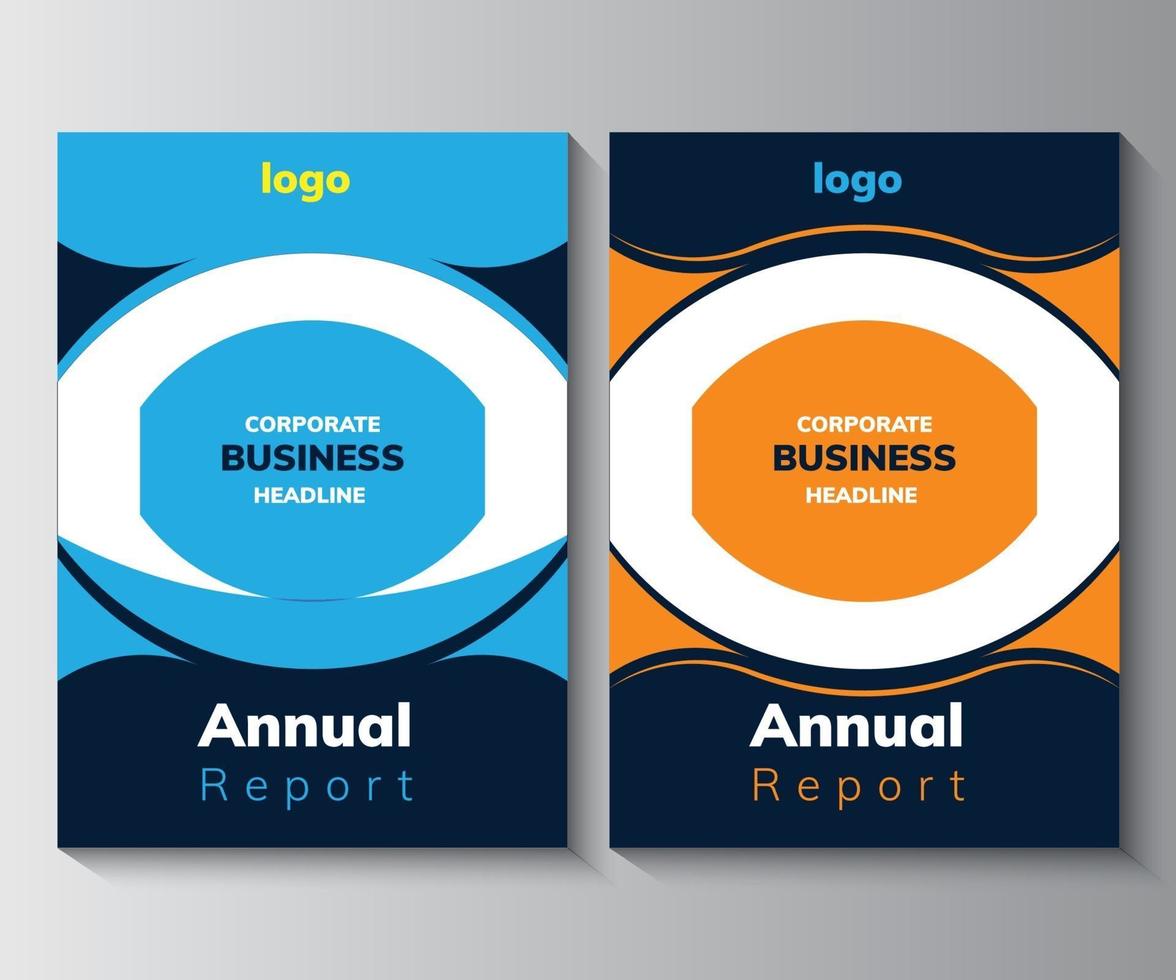 Annual Report Design Template,  Brochure,  Poster, Corporate  Flyer vector