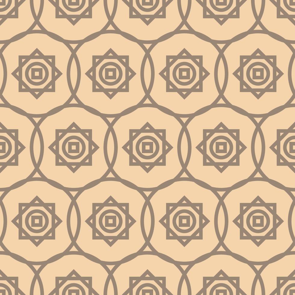 Delicate abstract pattern of squares and circles. vector