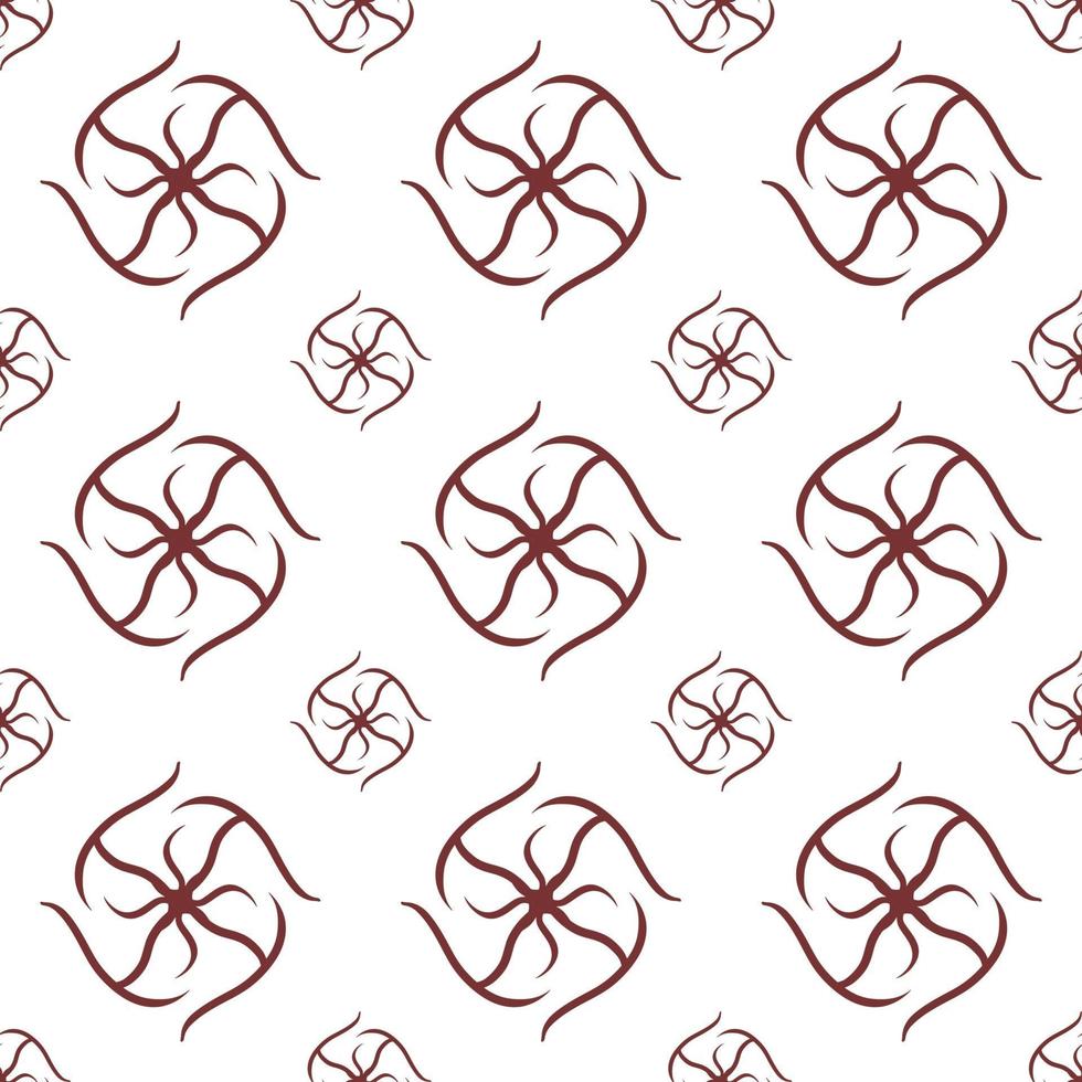 Hand drawn seamless repeat pattern vector