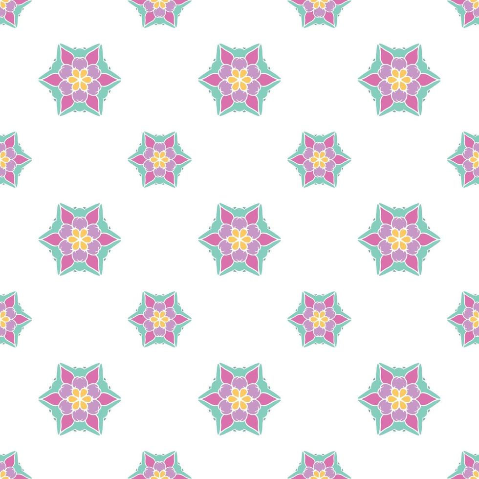 Hand drawn repeat background pattern vector