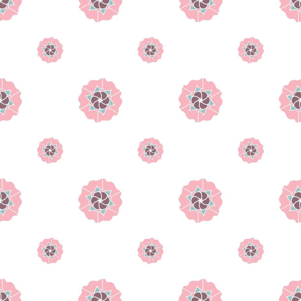 Hand drawn repeat background pattern vector