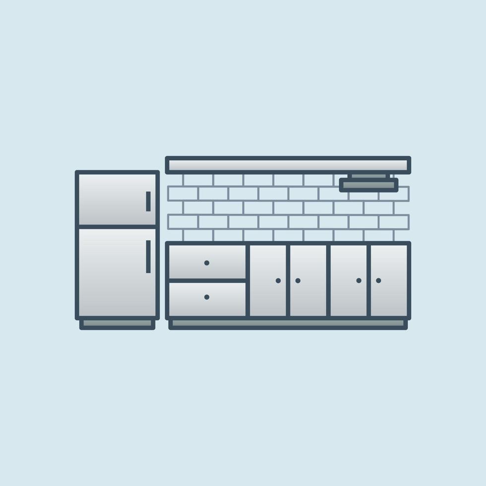 Kitchen vector icon illustration