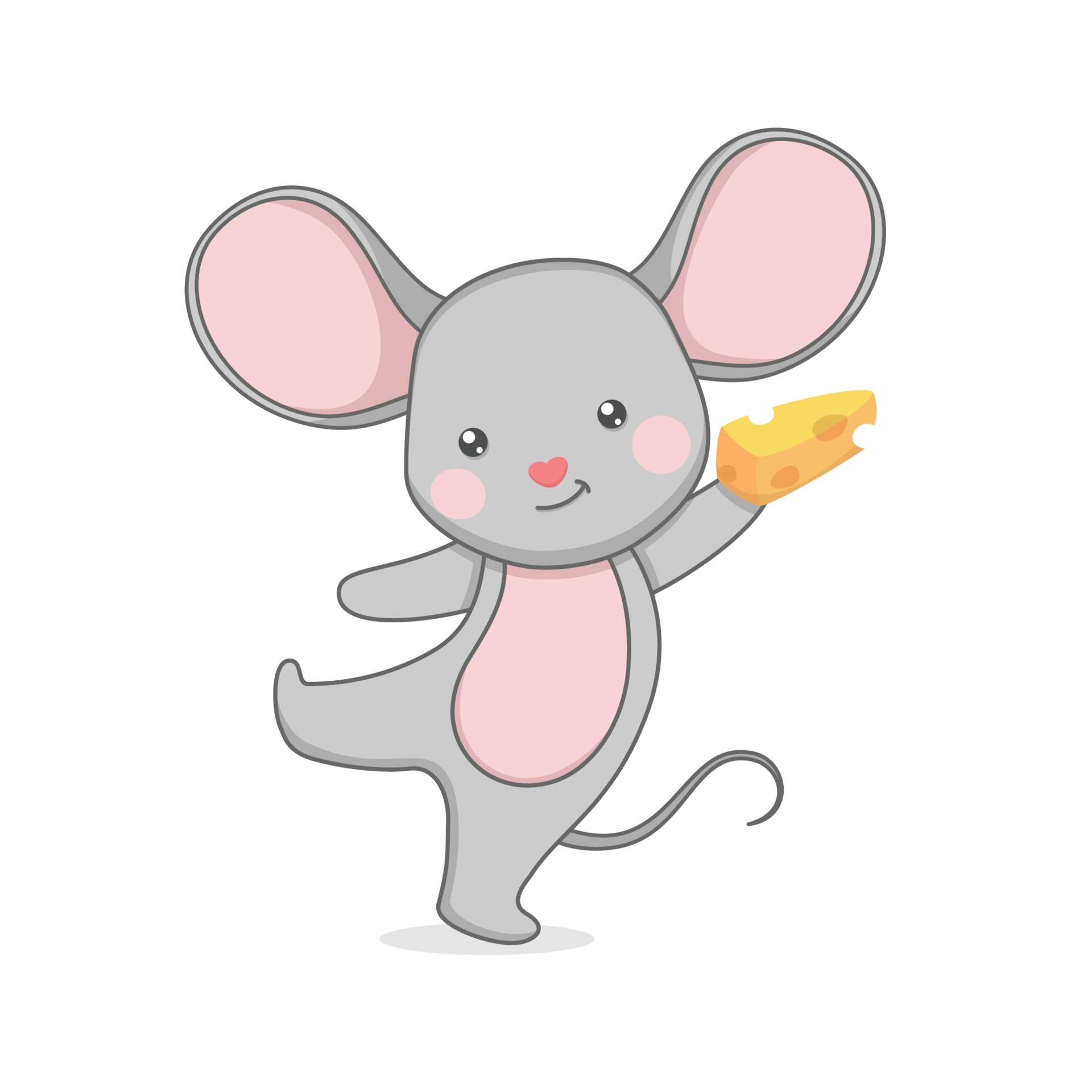 Cute Cartoon Rat Holding Cheese 3212175 Vector Art at Vecteezy