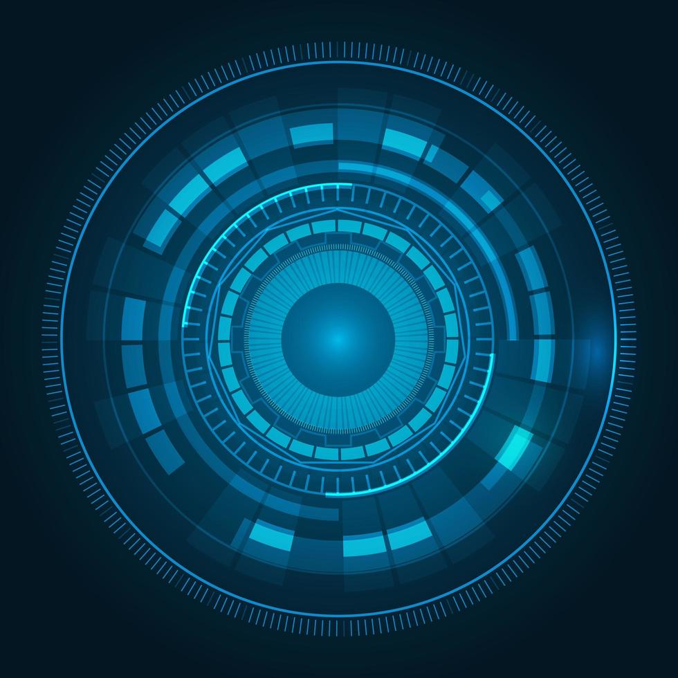 Abstract Futuristic Technology Background. vector