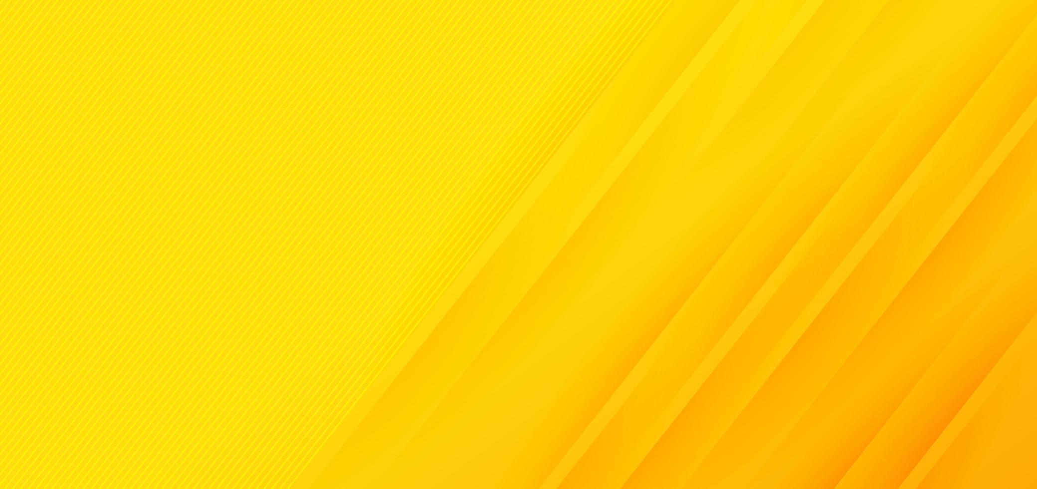 Abstract modern yellow gradient diagonal lines background vector